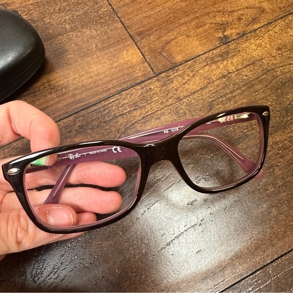 Ray-Ban Prescription Frames in color Polished Brown On Pink Model RX5228 - Picture 2 of 8